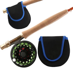 Sac Moulinet de Pêche À La Mouche, Étui Transport ,120mmx 120mm, Saumon, Truite, - Photo 1/1