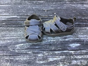 Healthtex Boys Brown Sandals Size 4 - Picture 1 of 9