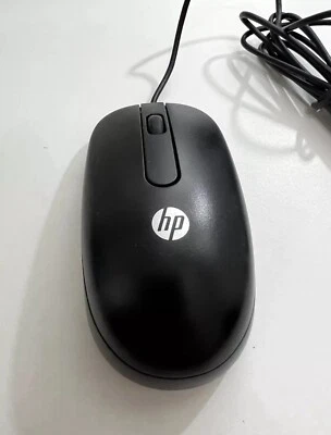 HP MSU1158 USB Laser Mouse 2-Button Scroll Wheel 674318-001 - Black - Image 1 of 3