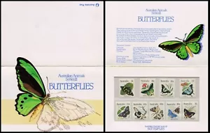 Australia 1983 Mariposas Insectos Paquete de Presentación PP Estampillada sin montar o nunca montada - Imagen 1 de 1