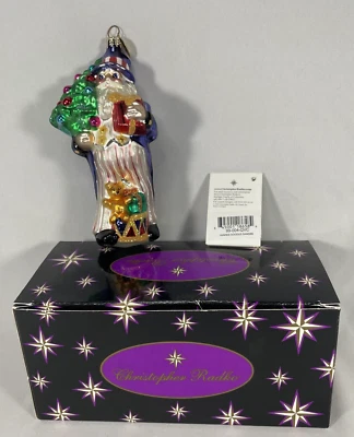 Christopher Radko Yankee Doodle Dandee 99-004-QVC Patriotic Santa Ornament w/Tag - Изображение 1 из 4