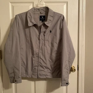 Chaqueta Bomber Ralph Lauren Gris Cremallera Talla Mediana - Imagen 1 de 3