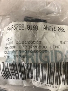 OEM frigidaire range switch original part#318120503 #h6f1 - Picture 1 of 2