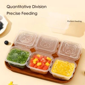 6Pcs/Set Freezing Food Storage Box 100ml Food Storage Container for Families - Picture 1 of 7