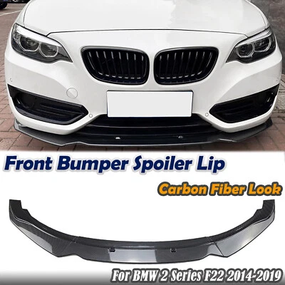 Kit divisor alerón parachoques delantero para BMW Serie 2 F22 220i 225i 228i 2014-2019 Foto 1 de 4