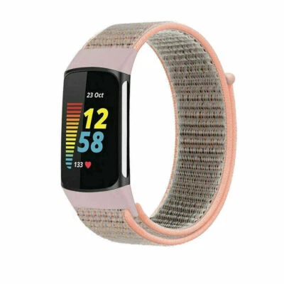 Watch Strap Wristband Replacement for Fitbit Charge 5&Charge 6 Nylon Fabric Band - Image 1 of 3