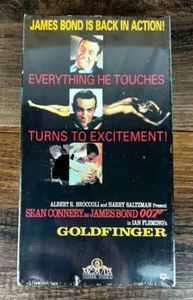 James Bond Goldfinger VHS Tape New/Sealed MGM UA Home Video 1993 Sean Connery - Picture 1 of 2