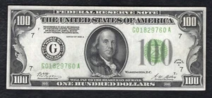 FR 2151-G 1928-A $100 FRN FEDERAL RESERVE NOTE CHICAGO, IL CHOICE UNCIRCULATED - Picture 1 of 2