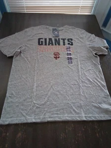 MLB San Francisco Giants Baseball Short Sleeve Gray Tee Mens Adult Baseball XXL - Picture 1 of 3