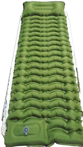 Fun Pac Single Inflatable Sleeping Pad Camping Lightweight Compact W/Carry Bag - Picture 1 of 11