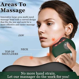 new TMJ Relief Jaw & Neck Massager 9frq Vibration, Heat & Pulse Modes by VESHELY - Picture 1 of 5