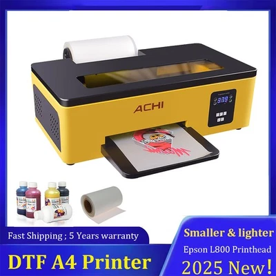 A4 DTF T Shirt Printer Flatbed Inkjet Printer EpsonL800 Direct to Film DIY Print - Image 1 of 4