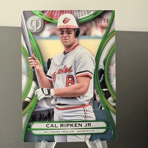 Cal Ripken Jr. 2025 Topps Tribute Green Parallel /99 #35 Baltimore Orioles - Picture 1 of 2