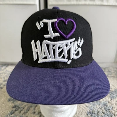 Dirty Ghetto Kids DGK Kayo “I Love Haters” Motivation SnapBack Hat Skater Y2K - image 1 of 4