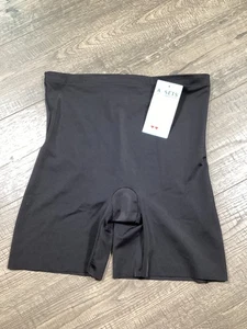 Assets by Spanx Damen hochtaillierte formende Shorts Größe M schwarz Shapewear neu mit Etikett - Bild 1 von 4