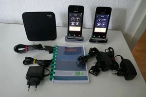 Telefon Gigaset SL910 Duo - bezprzewodowy. - 2 słuchawki - z kolorowym wyświetlaczem - Zdjęcie 1 z 9