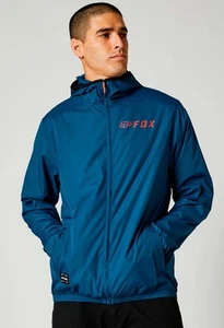 Fox Men's Glassed Windbreaker Hooded Jacket, Dark Indigo - Medium - Picture 1 of 8