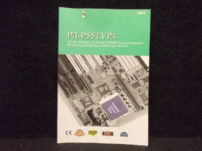 P/I-p55tvp4, Motherboard, Manual, M105, Gebraucht. #K-441-08 - Image 1 of 3