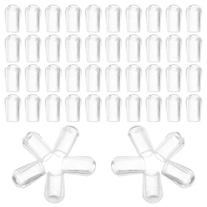 100 Stück PVC Antikollision Gummi Abdeckung Kunststoff Schraubkappe Abdeckungen Endspitze - Bild 1 von 12