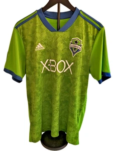 Camiseta de fútbol Adidas Seattle Sounders FC MLS patrocinador Xbox verde para hombre grande 2018 - Imagen 1 de 8