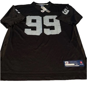 Lamarr Houston Oakland Raiders Trikot Herren Gr. XL schwarz Mesh #99 Fußball Neu mit Etikett - Bild 1 von 11