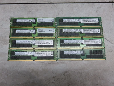 MIXED LOT OF 8 Samsung M39A4K40CB2-CTD6Q CTD7Y 32GB DDR4‑2666V ECC - Image 1 of 4
