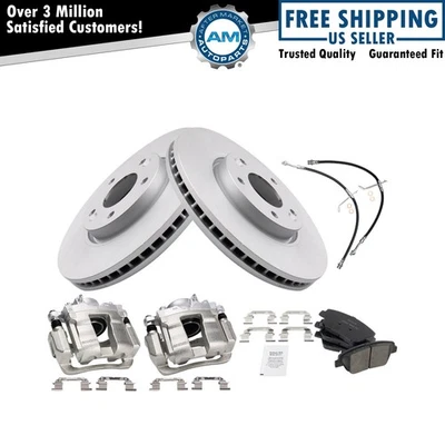 Kit de pastillas de freno delanteras y rotor premium recubierto en G cerámica para Hyundai Sonata 11-15 Foto 1 de 4