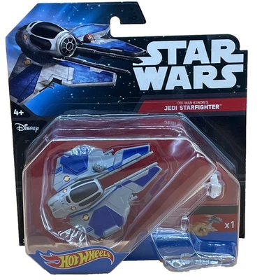 Hot Wheels Star Wars Jedi Starfighter – Yoda Edition 2015 Diecast Sealed - Image 1 of 4