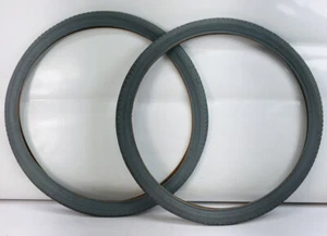 NEW Pair Cheng Shin Gray 20x1-3/8" Manual Wheelchair 65psi 451mm Tires 37-451 - Picture 1 of 9
