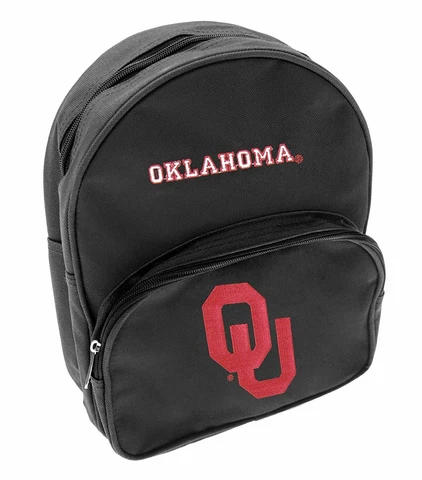 NCAA College Oklahoma Sooners Kids Mini Backpack School Bag, Black Cover