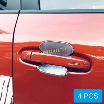 Chrome Door Handle Bowl Cup Surround Trim For 2024-2025 Subaru Crosstrek Impreza Foto 1 de 4