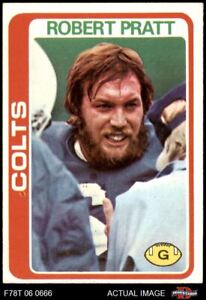 1978 Topps #109 Robert Pratt Colts North Carolina 6 - EX/MT