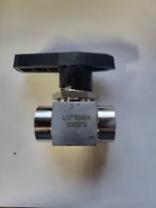 High temperature RC NPT 304 WCB 3000psi High pressure Instrumental Ball Valve - Picture 1 of 2