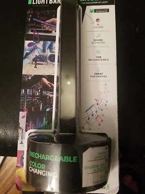 Barra de Luz LitezAll Recargable Sonido Activado Cambio de Color-NUEVA Foto 1 de 4