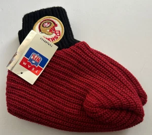 New Vintage San Francisco 49ers Sock Slippers - Picture 1 of 2