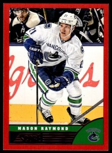 2013-14 Score RED Mason Raymond Vancouver Canucks #502 R21
