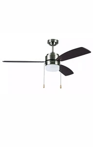 Litex Ausmus Single Light LED Ceiling Fan Rated for Damp Locations,Free Shipping - Picture 1 of 3