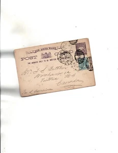 New South Wales 1896 to Canada - Picture 1 of 2