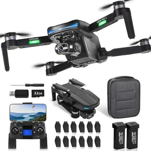 Drone with Camera 4k 5G WIFI FPV EIS Technology Gimbal Camera Brushless Motor - Picture 1 of 9
