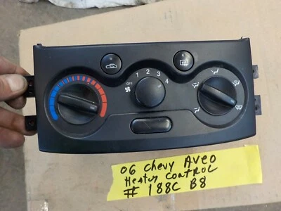 Chevy Chevrolet Aveo 2006 control de calefacción 188C B8 interruptor de clima de temperatura   Foto 1 de 4