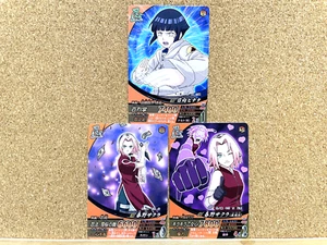 Naruto Sakura Haruno etc Naltimate Formation 2007 japonés juego de 3 cartas usado - Imagen 1 de 2