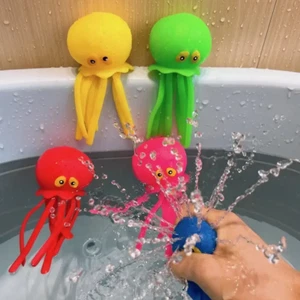 Kids Swimming Water Play Octopus Squeezing Bath Toy for Children UK - Picture 1 of 14