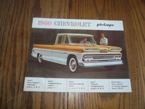 Folleto de ventas de camionetas Chevrolet 1960 - vintage - Imagen 1 de 5