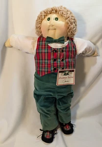 Christmas Edition Cabbage Patch Soft Sculpture Boy Claude Puppe Xavier Roberts 85 - Bild 1 von 13