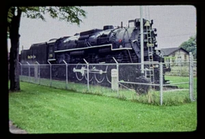 1982 Railroad Slide Nickel Plate Road 755 Locomotive Conneaut Ohio Kodachrome - Picture 1 of 3