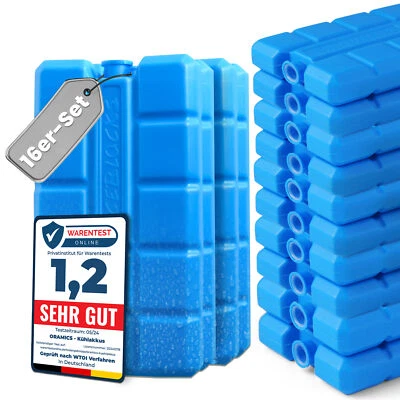 16x Kühlakkus groß flach je Kühlelement 200ml Kühlpacks für Kühltasche Kühlbox - Bild 1 von 4