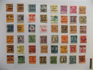 U S   Collection of all used PRECANCEL DEFINITIVES -5-14-K-We combine shipping