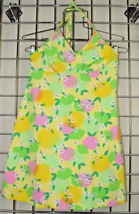 Vintage Pool Cover Kleid Gr. S 90s Lilly Pulitzer Lemon Lime Berry Soft Supplex - Bild 1 von 12