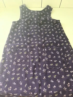 vtg y2k old navy girls purple floral dress sz 10 - Image 1 of 4