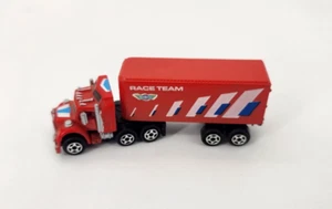 Vintage Micro Machines RACE TEAM Semi Box Truck 1989 Galoob - Picture 1 of 7